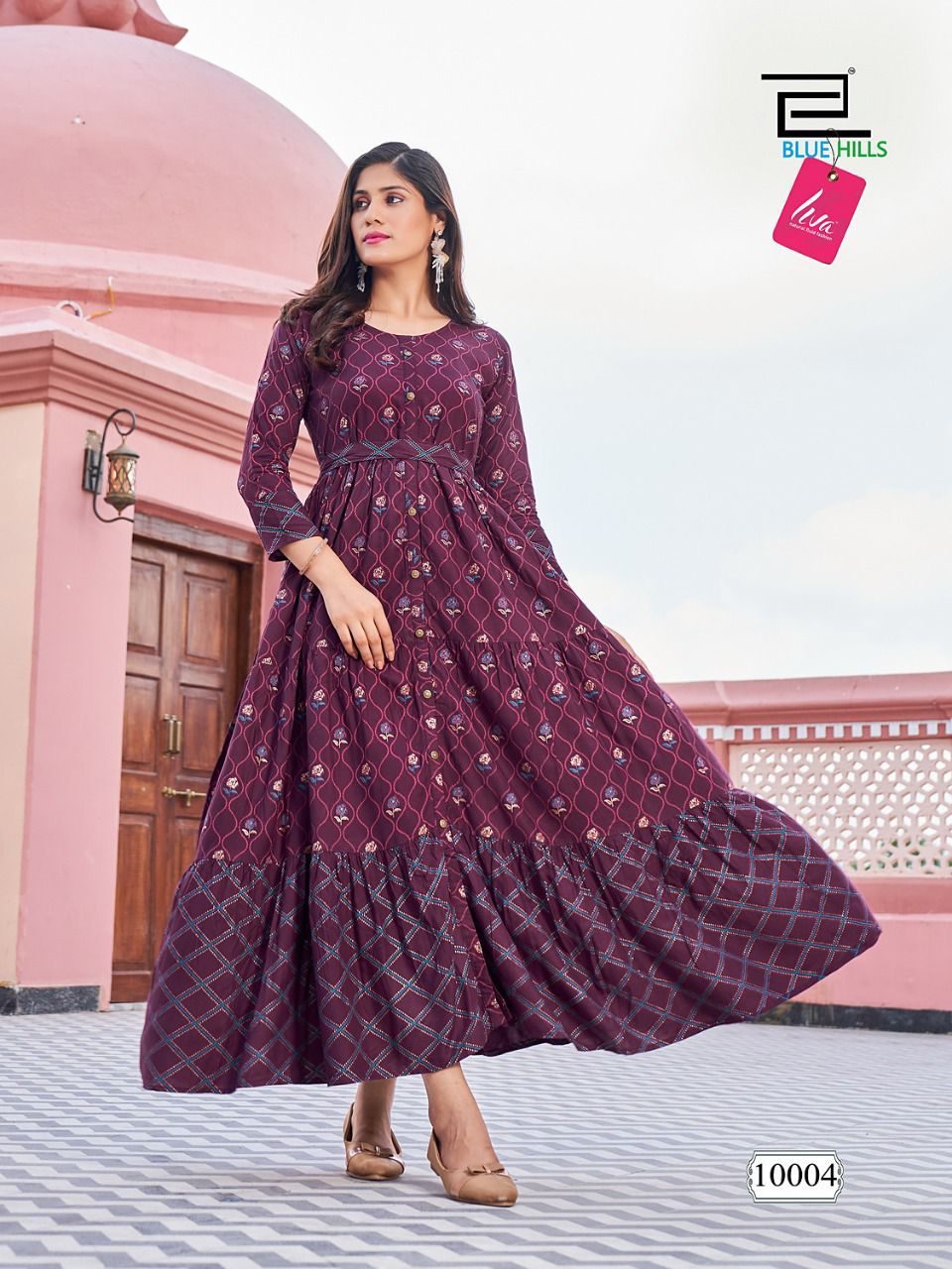 Blue Hills Florencia 10 Wholesale Kurti Fancy Wear Anarkali Collection
